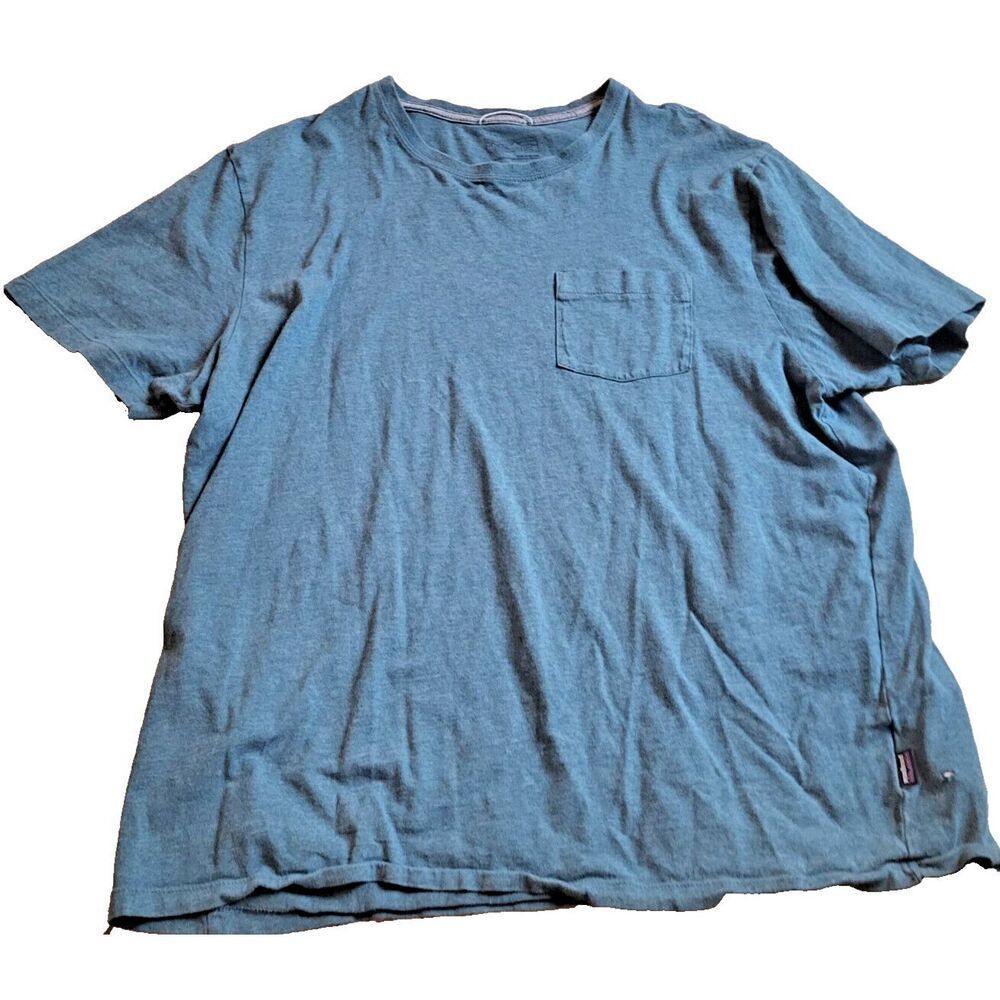 Patagonia 100% Organic Cotton Turquoise T Shirt L
